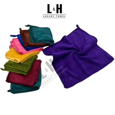 Set 10 khăn lau Microfiber 30x30cm - Thấm hút nhanh, không bám, giảm giá 85.000₫ 10
