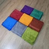 Set 10 Khăn Microfiber Siêu Thấm Lau Xe Ô Tô, Bếp, Kính, Tay, Spa Không Rụng Lông