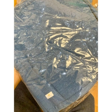 Sét 10 khăn vuông cotton đa năng 30x30cm màu xanh - Lau bếp, ô tô, bàn, giá chỉ 46.400₫