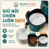 Set 10 khay giấy bạc lót nồi chiên không dầu 18-24cm dày cứng, tái sử dụng 3