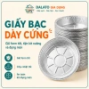 Set 10 khay giấy bạc lót nồi chiên không dầu 18-24cm dày cứng, tái sử dụng 6