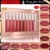 Set 10 Son Kem Lì + Dầu Dưỡng Môi Trong Suốt Chống Nước Trôi Lâu Giá 116.600 VND