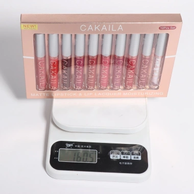Set 10 Son Kem Lì + Dầu Dưỡng Môi Trong Suốt Chống Nước Trôi Lâu Giá 116.600 VND 8