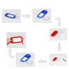 Set 10 Thẻ Ghi Nhớ Gắn Móc Chìa Khóa MERCA - Thẻ Tag Đánh Dấu Hành Lý, Vali Tiện Dụng, Giá Chỉ 15.000đ 9