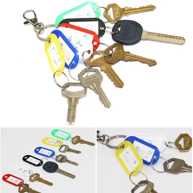 Set 10 Thẻ Ghi Nhớ Gắn Móc Chìa Khóa SU888 - Thẻ Tag Đánh Dấu Hành Lý, Valí Tiện Dụng, Giá Ưu Đãi 15.000 VND 6