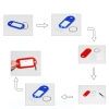 Set 10 Thẻ Ghi Nhớ Gắn Móc Chìa Khóa SU888 - Thẻ Tag Đánh Dấu Hành Lý, Valí Tiện Dụng, Giá Ưu Đãi 15.000 VND 9