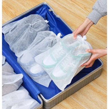 Set 10 Túi Đựng Bảo Quản Giày Dép Chống Ẩm Mốc Tiện Ích Du Lịch Giá 11.000đ 7