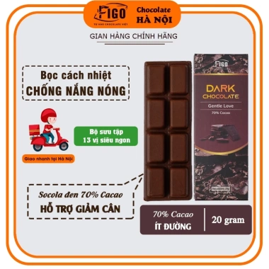 Set 10 vị Mix Socola Đen + Sữa 20gr FIGO - Quà Valentine, Thử Đắng, Giá ưu đãi 139k 2