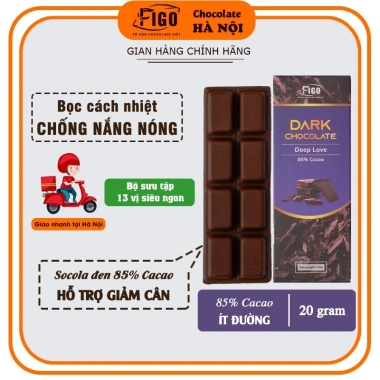 Set 10 vị Mix Socola Đen + Sữa 20gr FIGO - Quà Valentine, Thử Đắng, Giá ưu đãi 139k 3