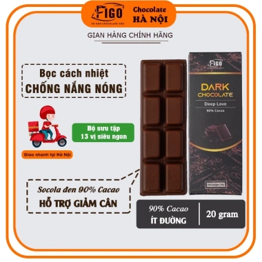 Set 10 vị Mix Socola Đen + Sữa 20gr FIGO - Quà Valentine, Thử Đắng, Giá ưu đãi 139k 4