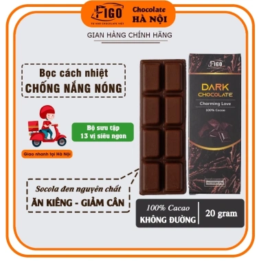 Set 10 vị Mix Socola Đen + Sữa 20gr FIGO - Quà Valentine, Thử Đắng, Giá ưu đãi 139k 5