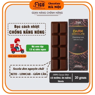 Set 10 vị Mix Socola Đen + Sữa 20gr FIGO - Quà Valentine, Thử Đắng, Giá ưu đãi 139k 6