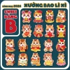 Sét 100 Bao Lì Xì Tết Bính Ngọ 2.026 In 3D Chipi Hoạt Hình Dễ Thương Phản Quang Nhiều Mẫu Đẹp Giá 9.000đ DODOSHOP 3