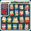 Sét 100 Bao Lì Xì Tết Bính Ngọ 2.026 In 3D Chipi Hoạt Hình Dễ Thương Phản Quang Nhiều Mẫu Đẹp Giá 9.000đ DODOSHOP 4