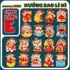 Sét 100 Bao Lì Xì Tết Bính Ngọ 2.026 In 3D Chipi Hoạt Hình Dễ Thương Phản Quang Nhiều Mẫu Đẹp Giá 9.000đ DODOSHOP 5