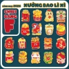 Sét 100 Bao Lì Xì Tết Bính Ngọ 2.026 In 3D Chipi Hoạt Hình Dễ Thương Phản Quang Nhiều Mẫu Đẹp Giá 9.000đ DODOSHOP 6