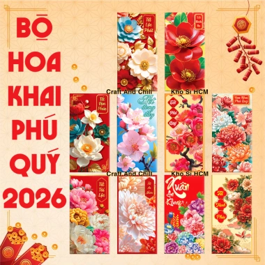 Set 100 Bao Lì Xì Truyền Thống Bình Ngọ 2.026 - Tết Tài Lộc Giá Ưu Đãi 27k