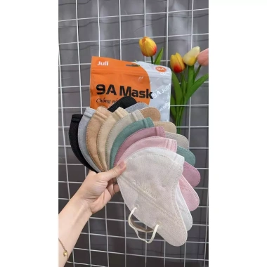Set 100 khẩu trang JULI 9A 5 lớp dày, chống UV, che nắng – giá 27.000, quà tặng 7