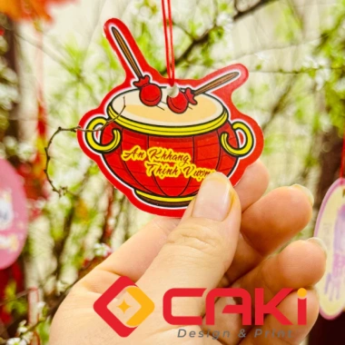 Set 100 Liễn In 2 Mặt + Dây Treo, 50 Thẻ Tag Mai Đào Trang Trí Tết 15.000đ