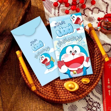 Set 100 phong bao lì xì hoạt hình Labubu, Capybaza gấu dâu - Giá ưu đãi 38.998₫ 4