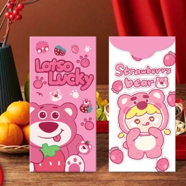 Set 100 phong bao lì xì hoạt hình Labubu, Capybaza gấu dâu - Giá ưu đãi 38.998₫ 8