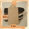 Set 100 thẻ tag kraft da bò không in + 20m dây cói và dừa đa dạng - Giá 22.500 VND 9