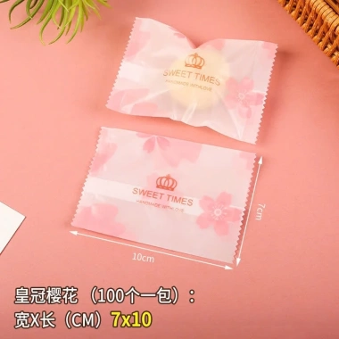 Set 100 túi bánh kẹo trà hoa 7x10cm - Nhiều mẫu họa tiết, giá chỉ 17.800đ 3