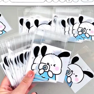 Set 100 túi bóng kính tự dính họa tiết gấu 7x7cm - Giá ưu đãi 16.600₫
