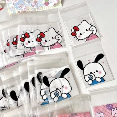 Set 100 túi bóng kính tự dính họa tiết gấu 7x7cm - Giá ưu đãi 16.600₫ 2