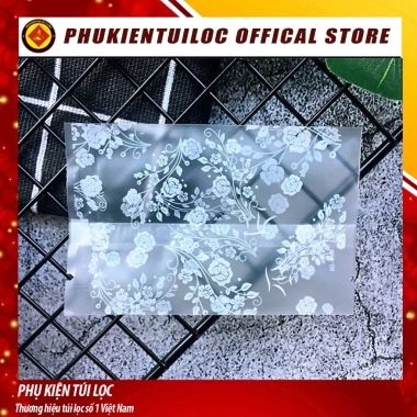 Set 100 Túi Đựng Bánh Quy & Trà Hoa Trắng Mờ Hoa Hồng - Nhiều Kích Thước, Giá Rẻ 17.000 VNĐ - Phukientuiloc 2