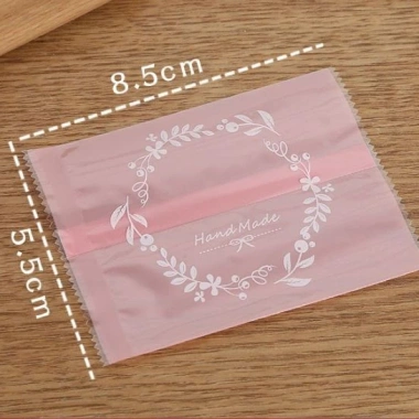 Set 100 Túi Đựng Cookie, Bánh Quy, Trà Hoa - Túi Vòng Hoa 4 Màu, Giá VAT 16.000đ 5