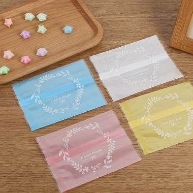 Set 100 túi nilon vòng hoa 4 màu – Túi đựng bánh kẹo, cookies, thảo dược, giá ưu đãi 14.999đ 8