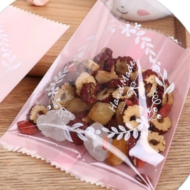 Set 100 túi nilon vòng hoa 4 màu – Túi đựng bánh kẹo, cookies, thảo dược, giá ưu đãi 14.999đ 9