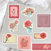 Set 10/20/50 sticker chống nước hoa hồng đỏ, tem tag dán mũ bảo hiểm, vali, laptop - 17.700 VND 6