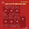 Set 12 Bao Lì Xì Tết 2.026 Hoa Nhí Độc Quyền Giấy C150 Dày Cán Mịn 16.000 VND
