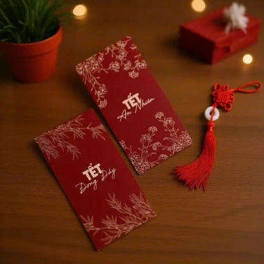Set 12 Bao Lì Xì Tết 2.026 Hoa Nhí Độc Quyền Giấy C150 Dày Cán Mịn 16.000 VND