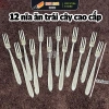 Set 12 nĩa inox mini dài 13,5cm - tay cầm chắc, thích hợp nhà hàng, giảm còn 69k 7