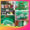 SET 17 hộp đựng thực phẩm nhựa PET an toàn, bảo quản thực phẩm sạch, giảm giá 114.698₫ 7
