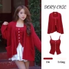 Set 2 áo khoác cardigan len thỏ mềm mịn + áo dây DORY CHIC Đón Tết 237.800₫