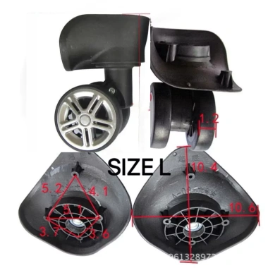 Set 2 bánh xe vali xoay 360 độ - Dễ lắp, chịu tải cao, giảm giá 23% chỉ 110k 4