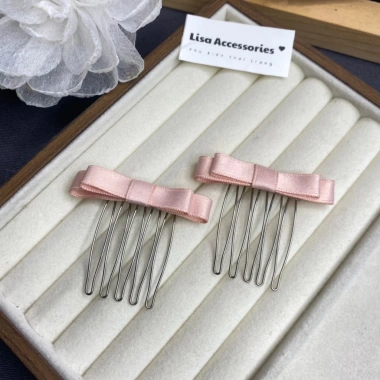 Set 2 chiếc kẹp tóc mái nơ chống trượt - Phụ kiện tóc cài tóc, lược kẹp tóc 95A giá 24.500 VND 6