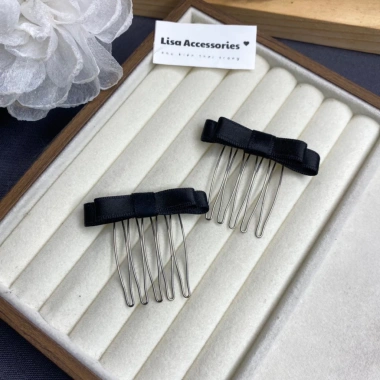 Set 2 chiếc kẹp tóc mái nơ chống trượt - Phụ kiện tóc cài tóc, lược kẹp tóc 95A giá 24.500 VND 8
