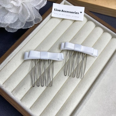 Set 2 chiếc kẹp tóc mái nơ chống trượt - Phụ kiện tóc cài tóc, lược kẹp tóc 95A giá 24.500 VND 10