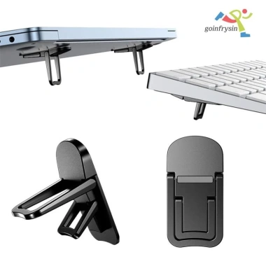 Set 2 Giá Đỡ Laptop Gập Lại Di Động, Làm Mát, Tiết Kiệm Không Gian - 35.400₫
