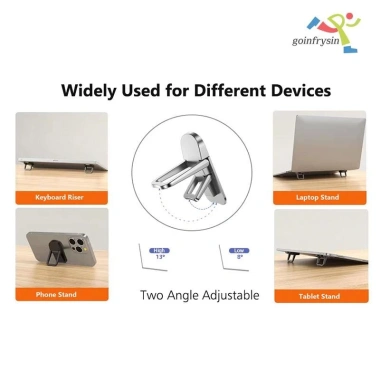 Set 2 Giá Đỡ Laptop Gập Lại Di Động, Làm Mát, Tiết Kiệm Không Gian - 35.400₫