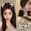 Set 2 kẹp mái tiểu thư ruy băng đính ngọc MRG03 – Dễ thương, giá 5.000 VND