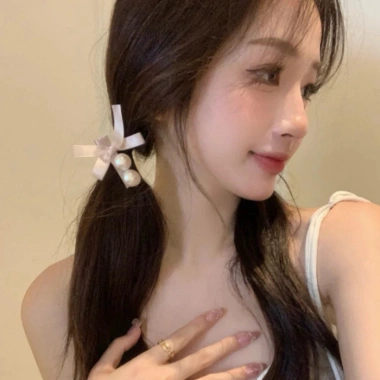 Set 2 kẹp mái tiểu thư ruy băng đính ngọc MRG03 – Dễ thương, giá 5.000 VND 3 Set 2 kẹp mái tiểu thư ruy băng đính ngọc MRG03 – Dễ thương, giá 5.000 VND 3