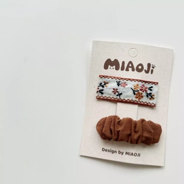 Set 2 kẹp tóc bé phong cách Hàn Quốc handmade chất lượng cao giảm giá 28.653đ