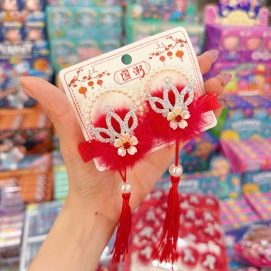 Set 2 Kẹp Tóc Đỏ Siêu Xinh Phụ Kiện Tết Bính Ngọ 2.026 Giá Ưu Đãi 27k 9 Set 2 Kẹp Tóc Đỏ Siêu Xinh Phụ Kiện Tết Bính Ngọ 2.026 Giá Ưu Đãi 27k 9