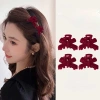 Set 2 Kẹp Tóc Nơ Nhung Mini Siêu Xinh Cho Nữ - Giá 14.900 VNĐ Giảm Sốc 6